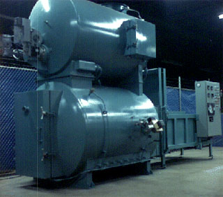 an industrial incinerator