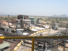 Far view of plant in india