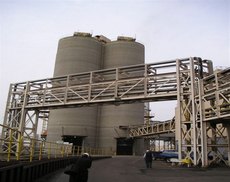 a large ash handling plant