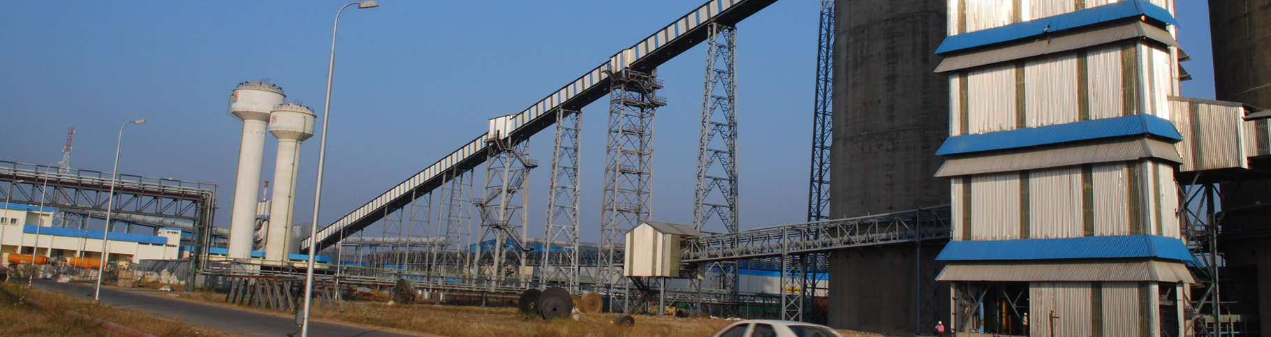 Coal handling equipment in action