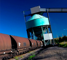 One of Ducon’s material conveying systems