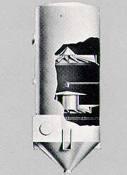 Engineering drawing of multivane centrifugal wet scrubber units