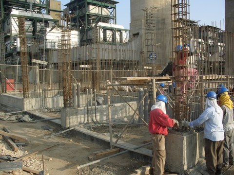 Example of a turnkey field erection for power plants project